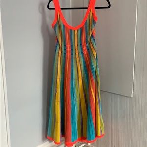 Kate Spade aline colorful knit dress